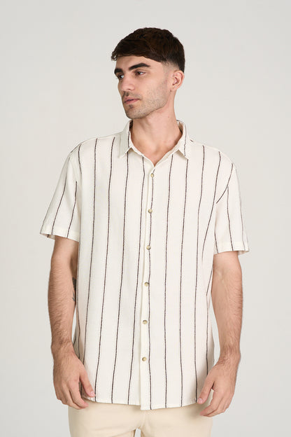 CAMISA WAYS MC Natural