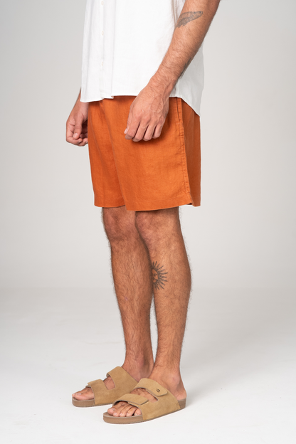 Short Puro Linho Avela