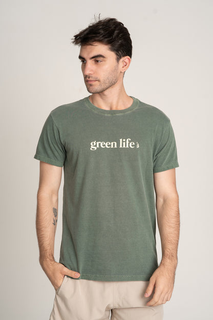 Camiseta Green Life Stone Verde