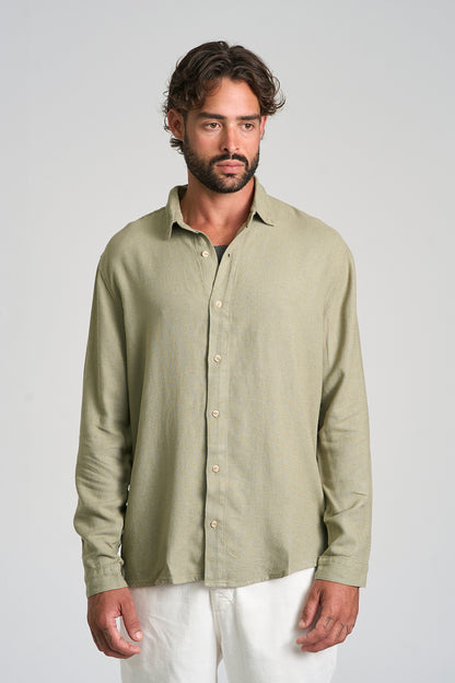 Camisa Basil Verde Claro