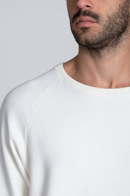 Camiseta Raglan Layer ML Off-White