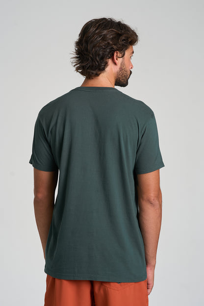Camiseta Stamp Verde Escuro