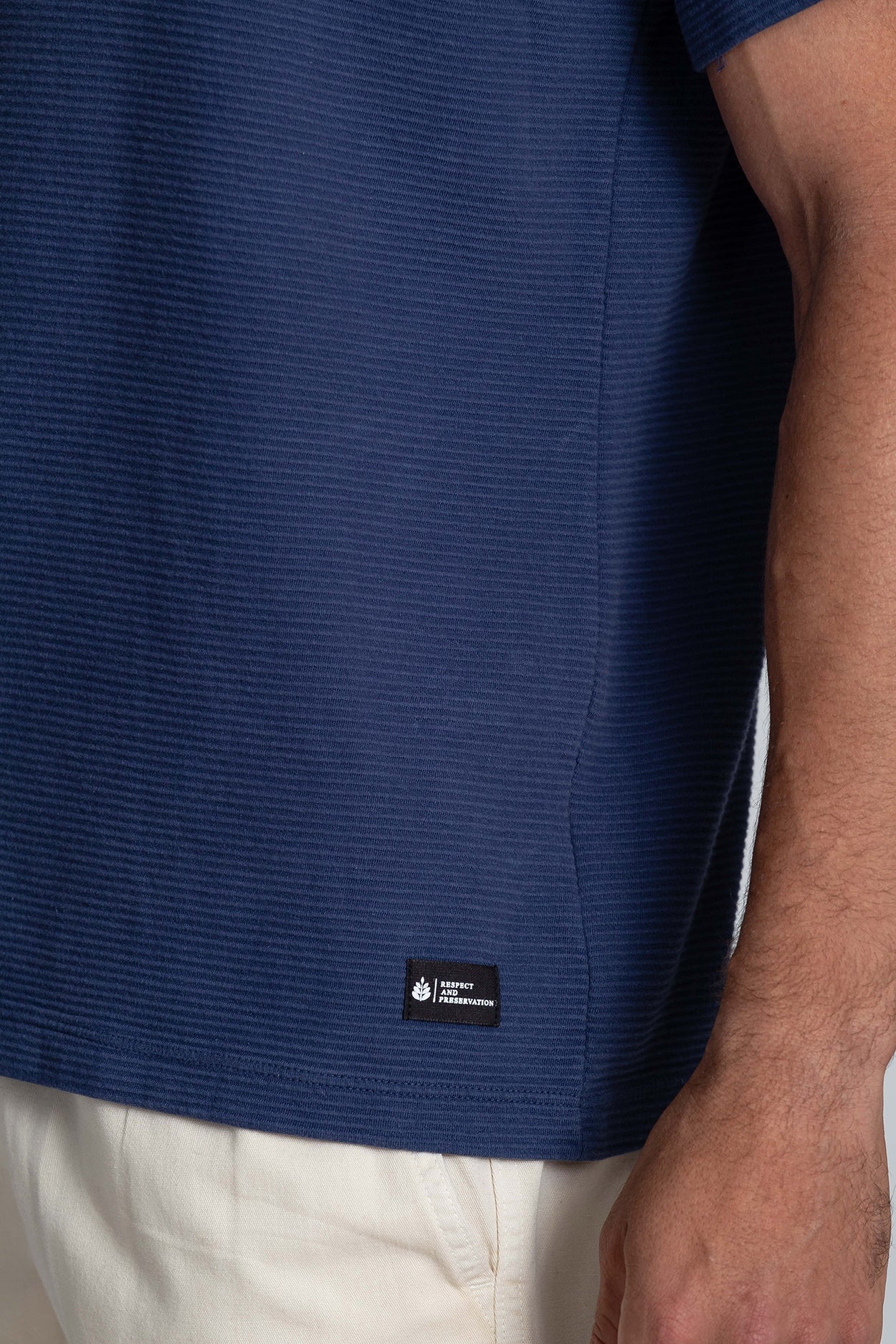 Camiseta Raglan Layer Azul Denim
