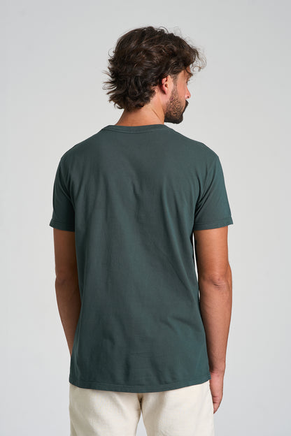 Camiseta Florest Bordado Verde