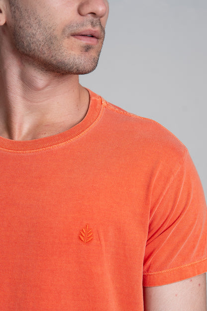 Camiseta Basic Stone Laranja