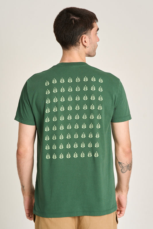 Camiseta Minimal Logo Verde