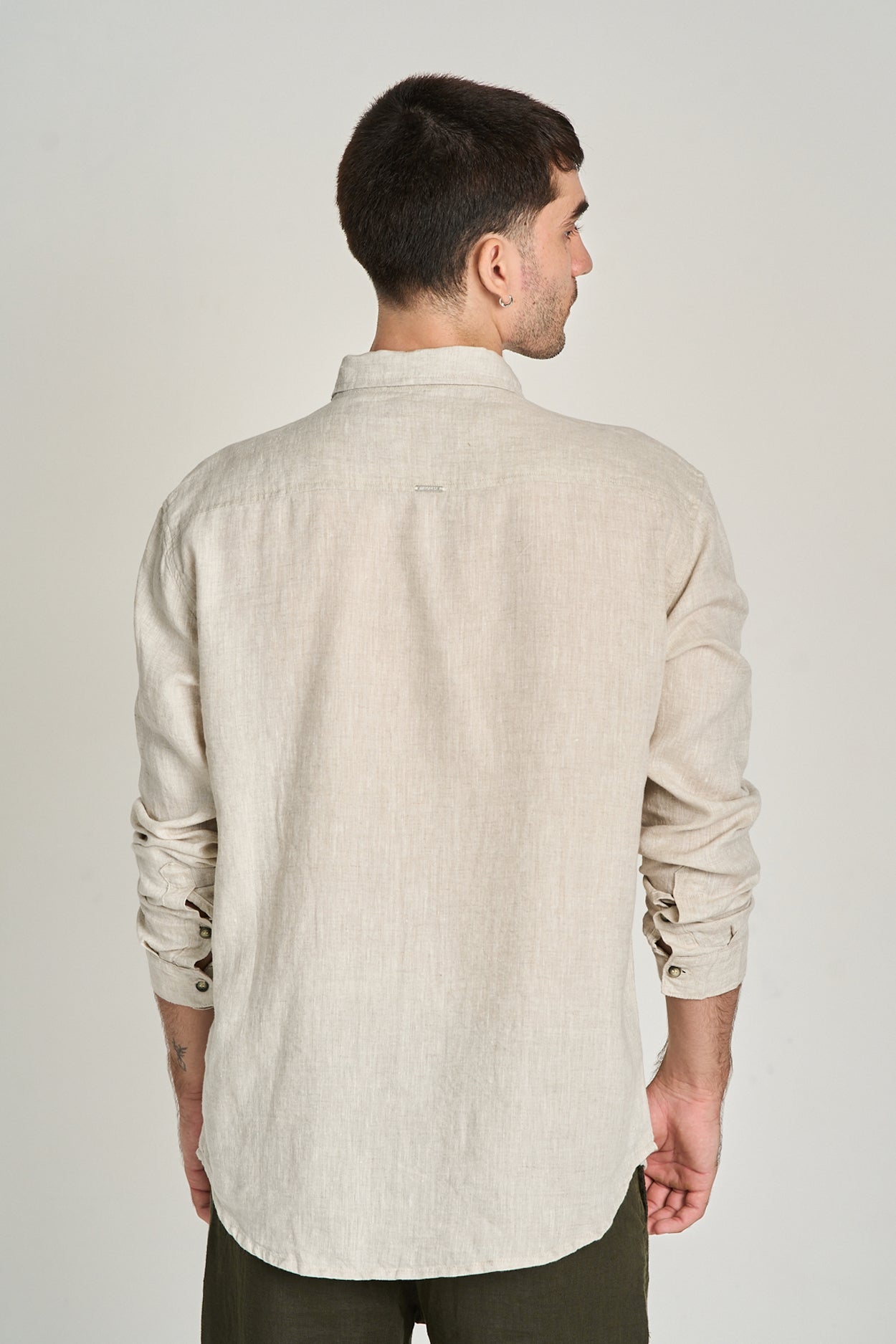 Camisa Puro Linho ML Natural