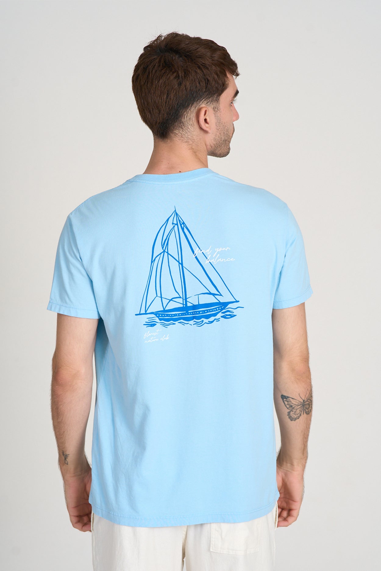Camiseta Balance Azul Claro