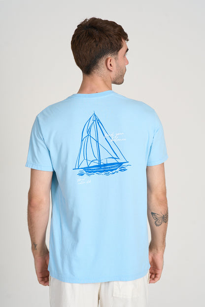 Camiseta Balance Azul Claro