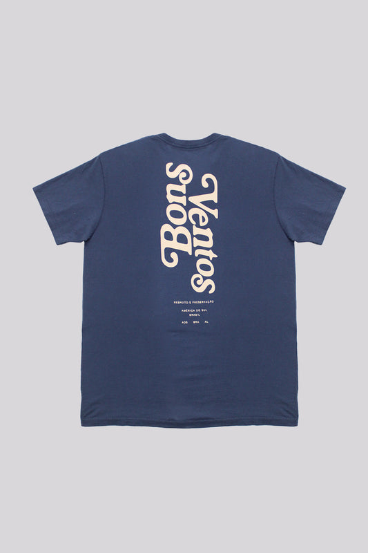 Camiseta Bons Ventos Reativo Azul Marinho