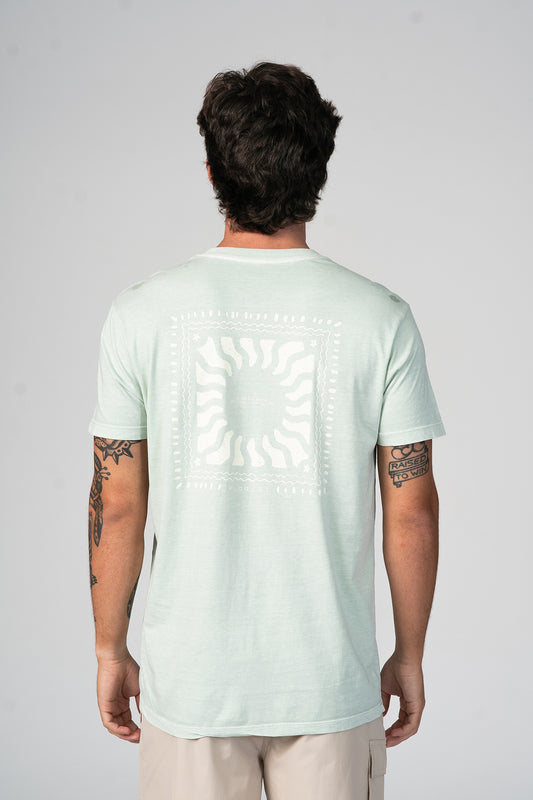 Camiseta Stop the Rush Stone Menta