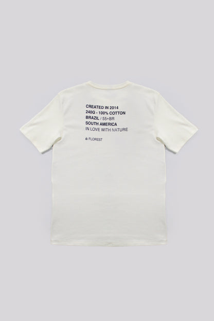 Camiseta Identidade Florest Over Marfim