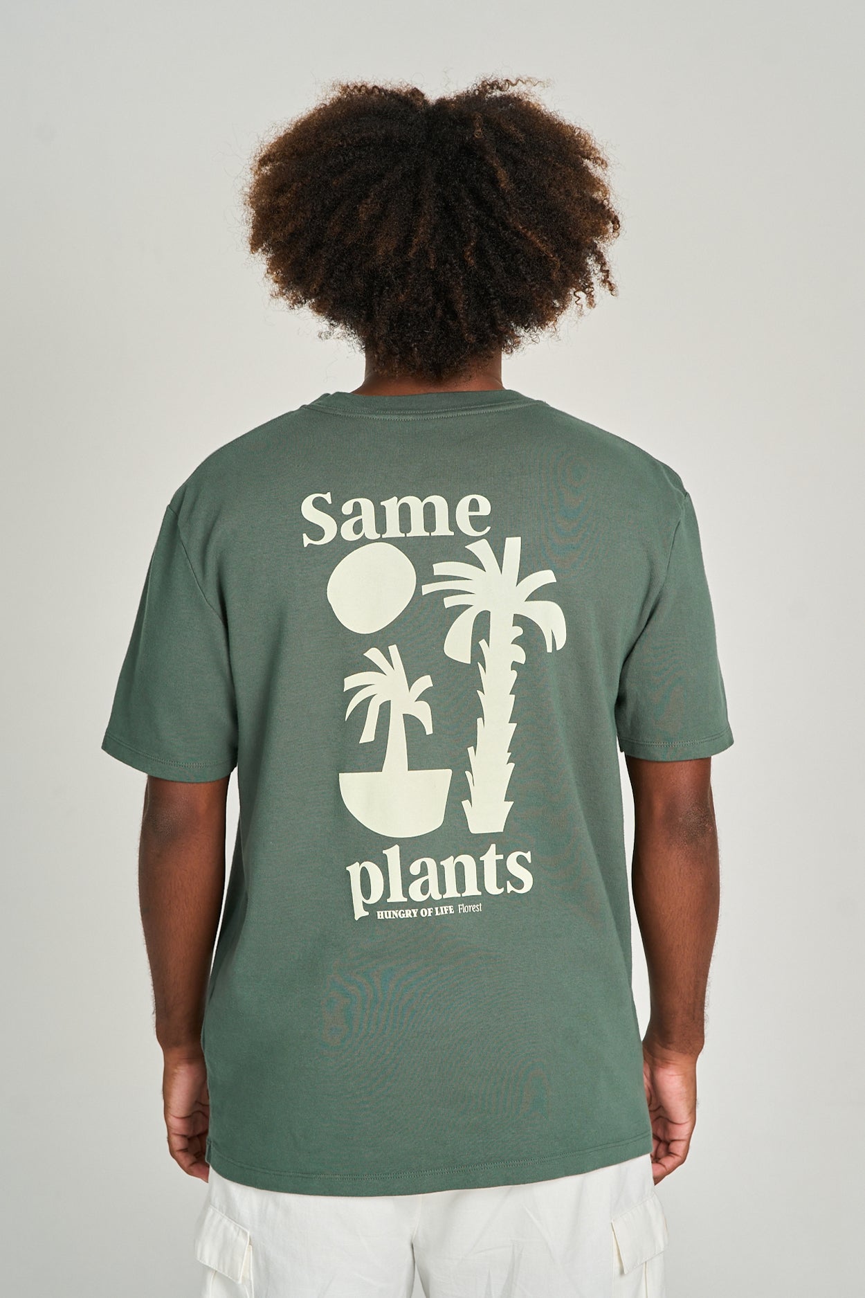 Camiseta Same Plants Over Verde