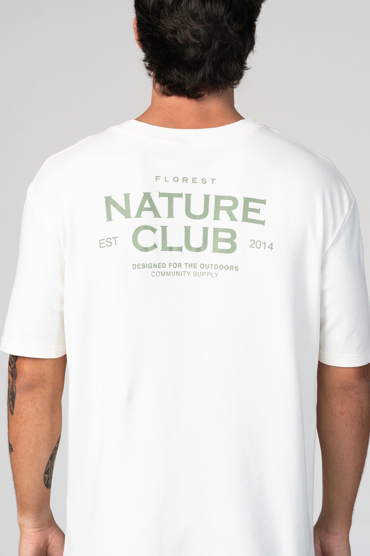 Camiseta Club Oversized Off-White