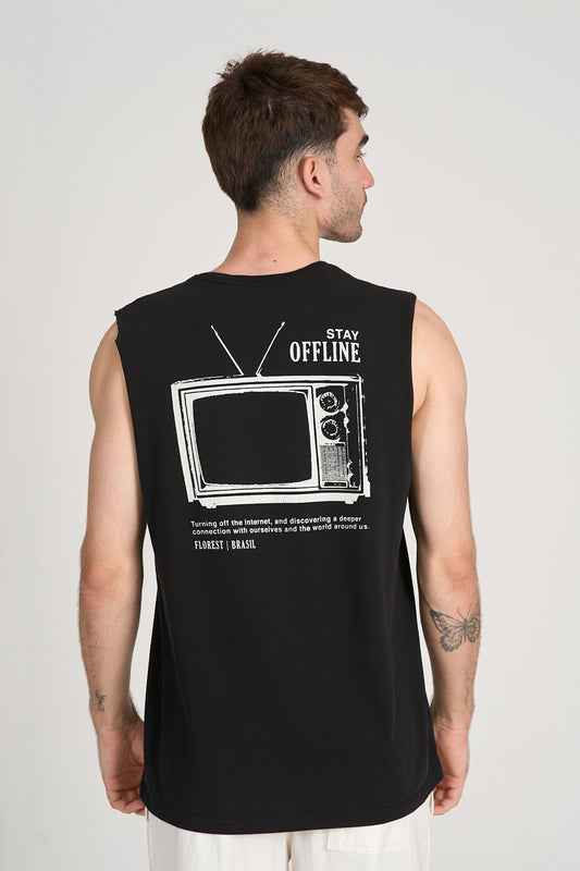 Regata Stay Offline Preto