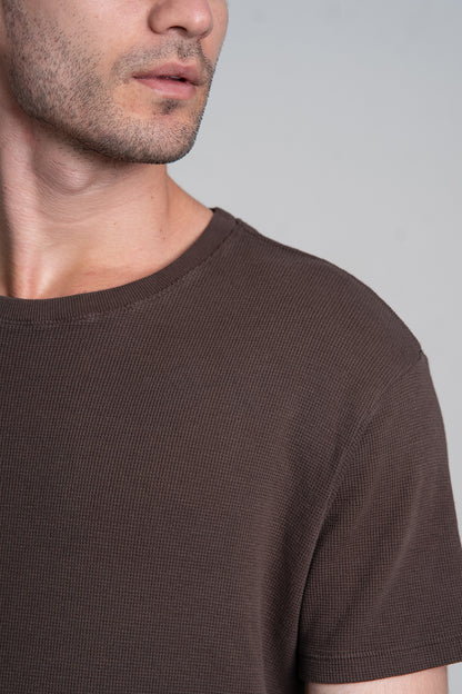 Camiseta Quadrile Marrom