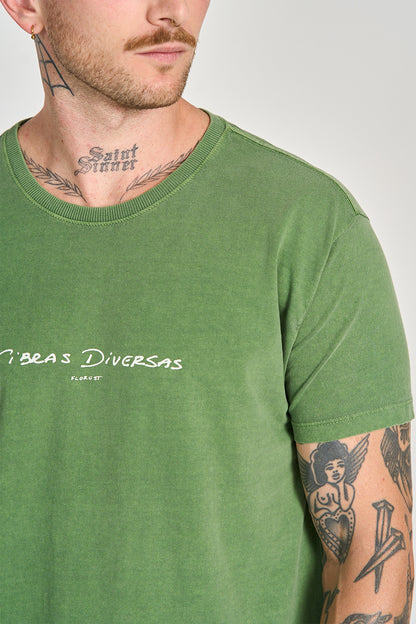 Camiseta Fibras Diversas Verde