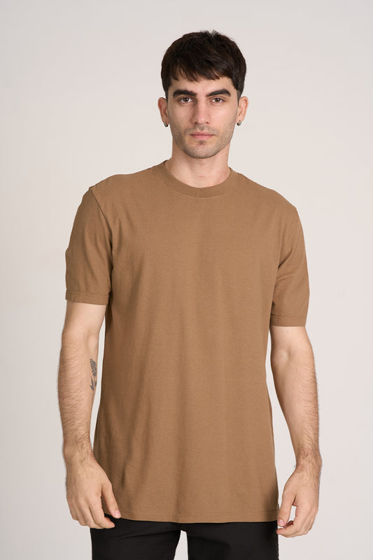 Camiseta Ampla Over Marrom