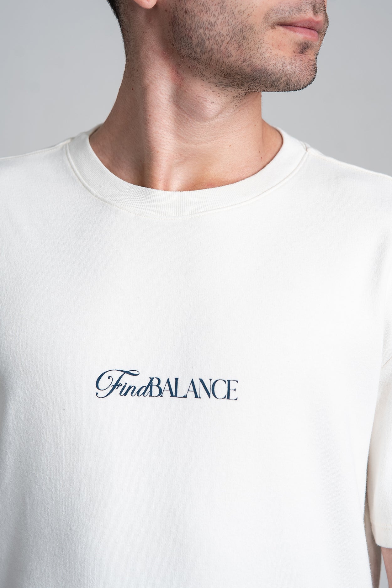 Camiseta Find Balance Oversized Off-White