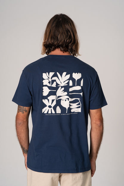 Camiseta Garden Reativo Azul Marinho