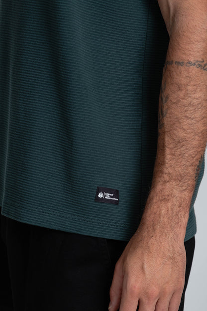 Camiseta Raglan Layer Verde Escuro