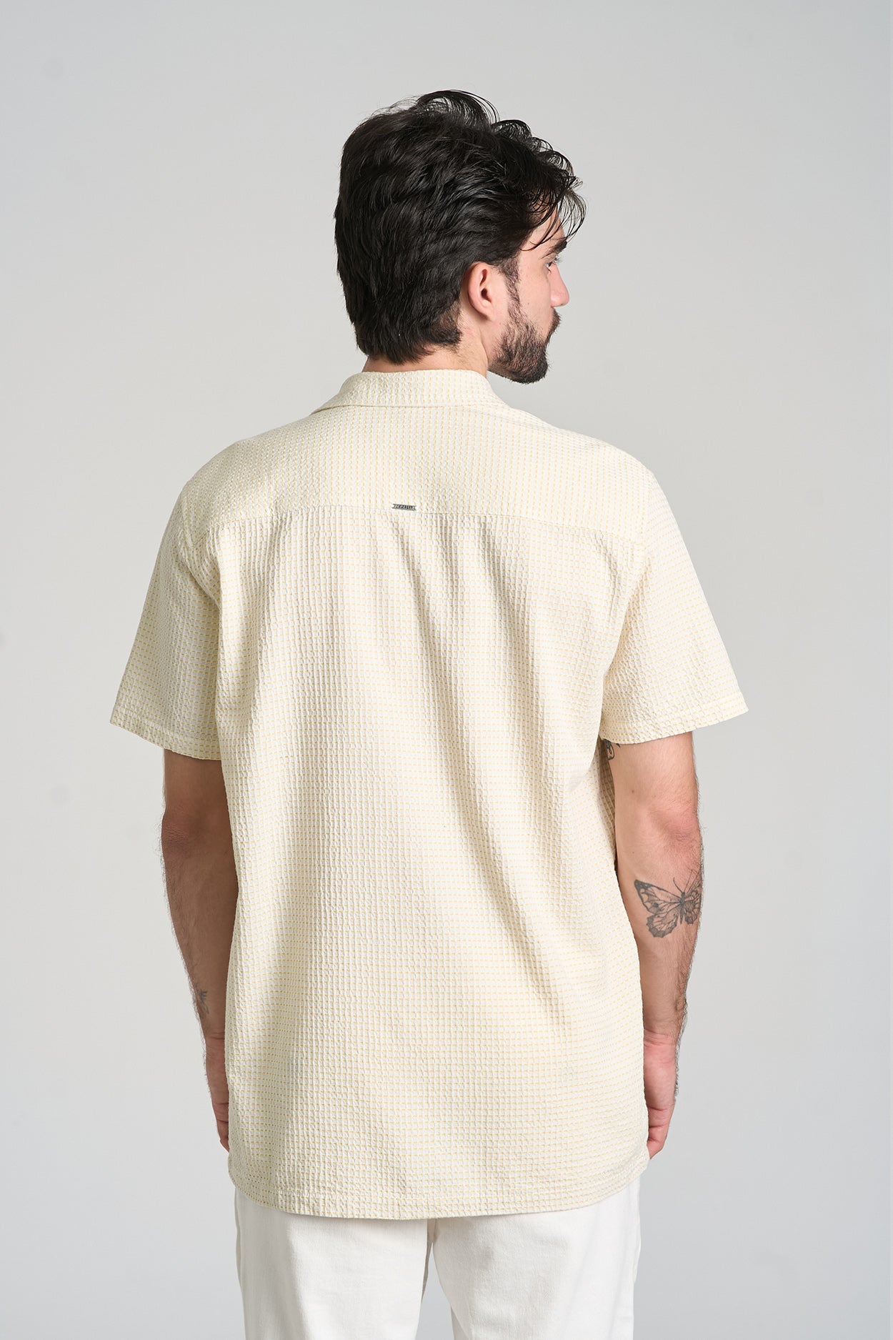 Camisa Strich Amarelo Claro