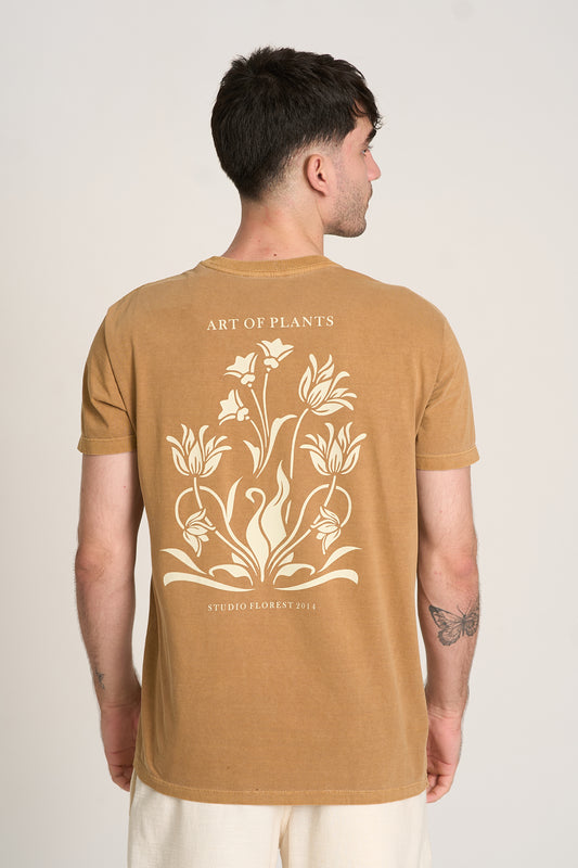 CAMISETA ART OF PLANTS Marrom