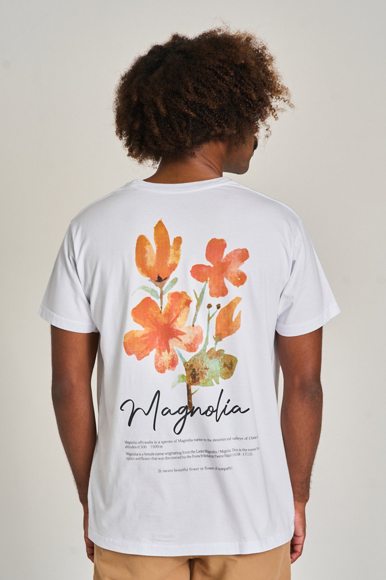 Camiseta Aqua Magnolia Branco