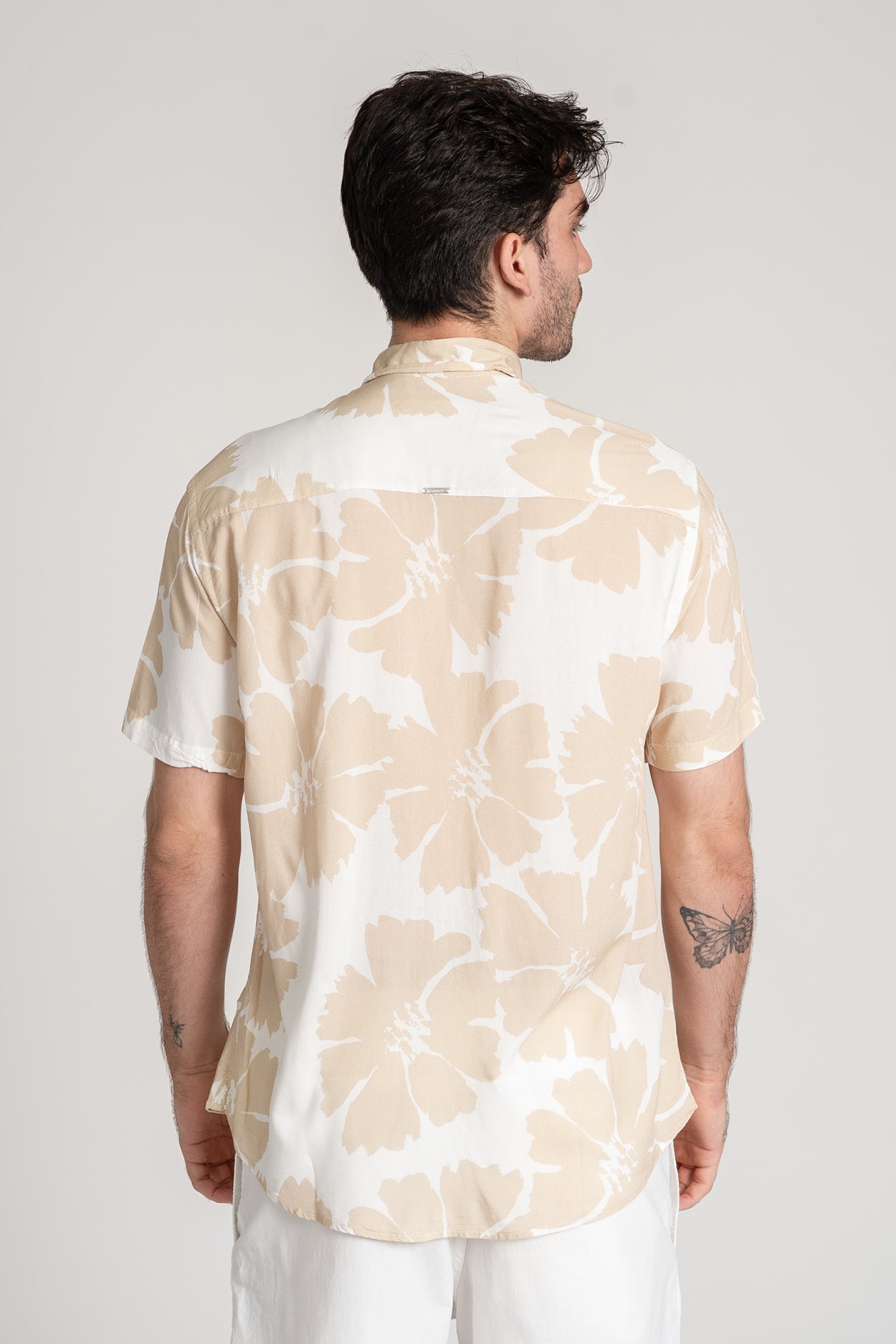 Camisa Hibiscus mc Natural