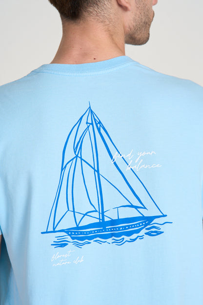 Camiseta Balance Azul Claro