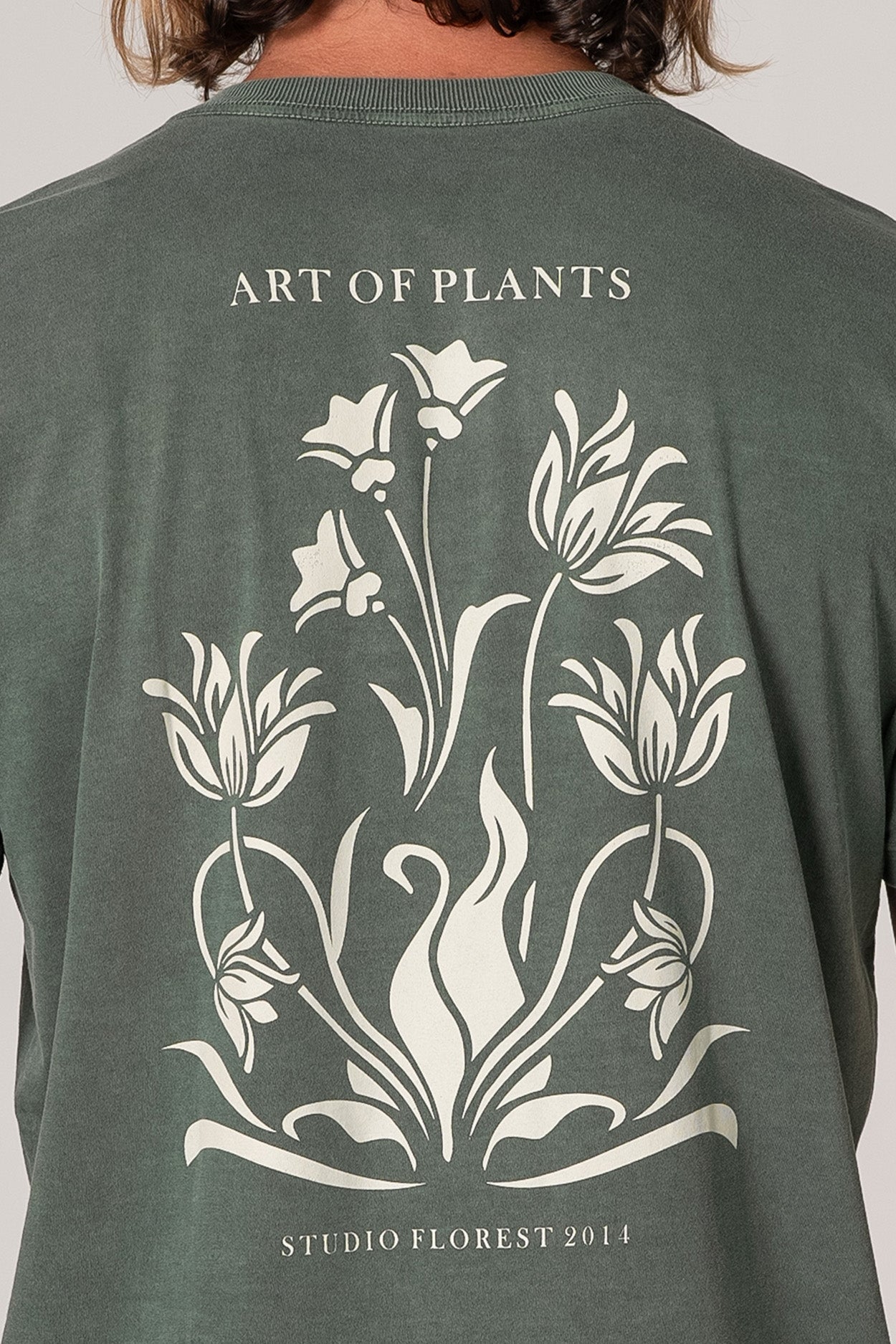 Camiseta Art of Plants VERDE ESCURO STONED