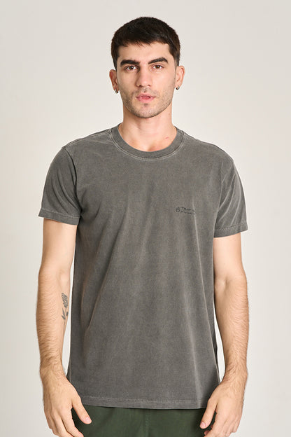 Camiseta Tropical Minimalismo Preto Stoned