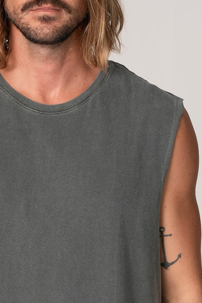 Regata Box Classic Oversized Preto Stoned