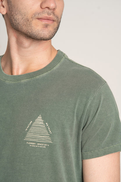 Camiseta We Trust Nature Verde Escuro Stoned