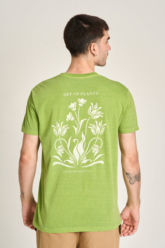 CAMISETA ART OF PLANTS Verde Grama