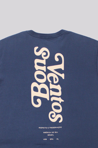 Camiseta Bons Ventos Reativo Azul Marinho