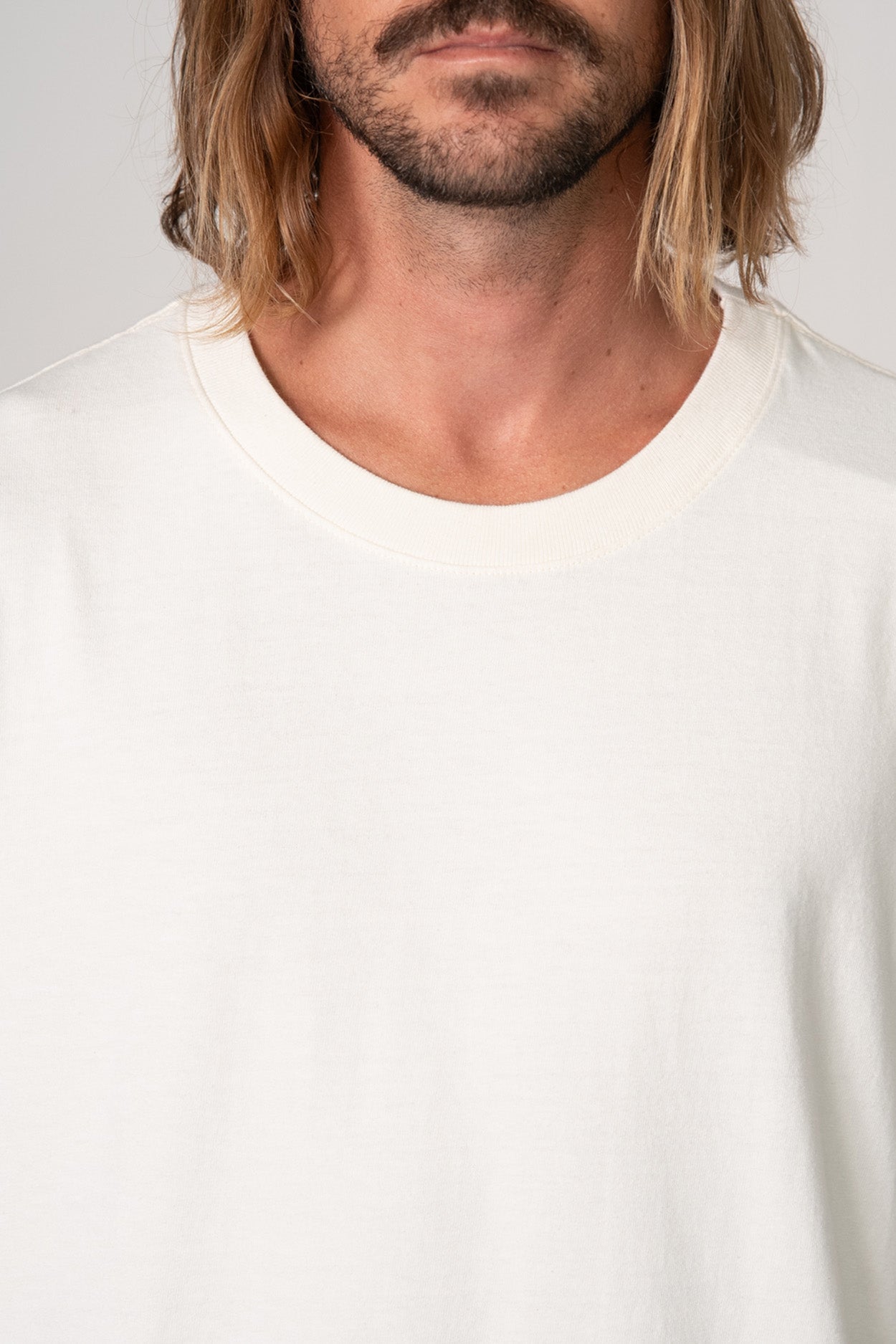 Camiseta Box Classic Oversized Natural