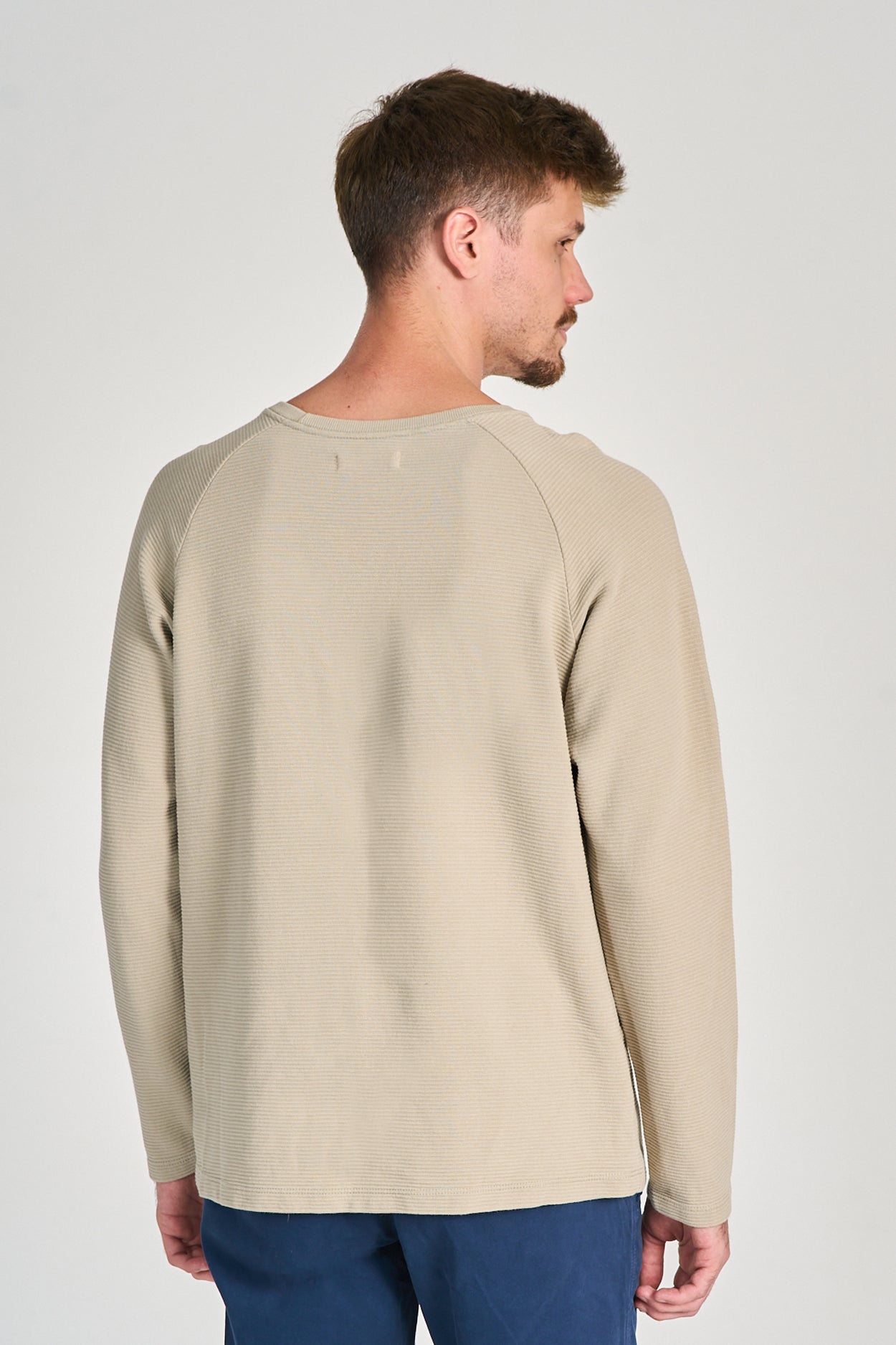 Camiseta Raglan Layer ML Caqui