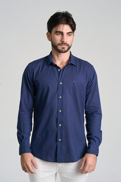 Camisa Marau ML Azul Marinho