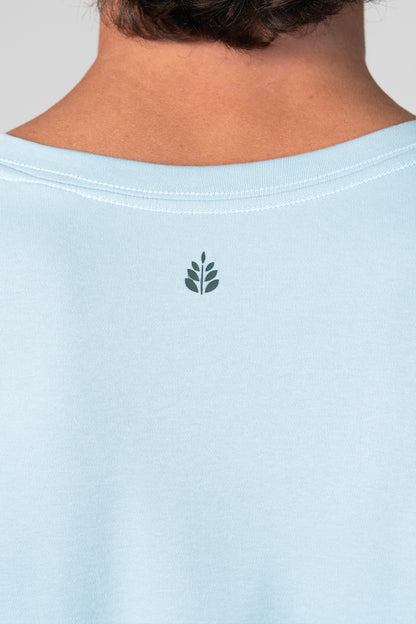 Camiseta Fio Egípcio Azul Claro
