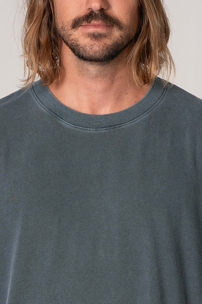 Camiseta Box Classic Oversized Petroleo