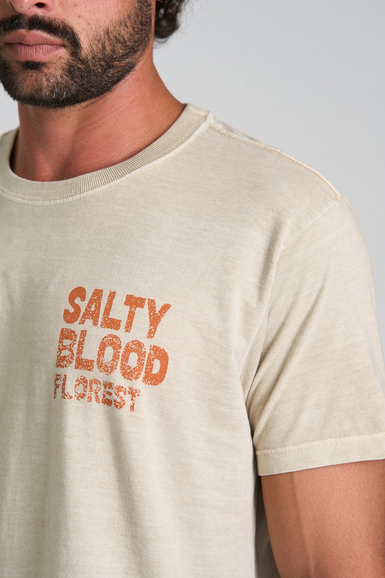 Camiseta Salty Blood Stone Caqui