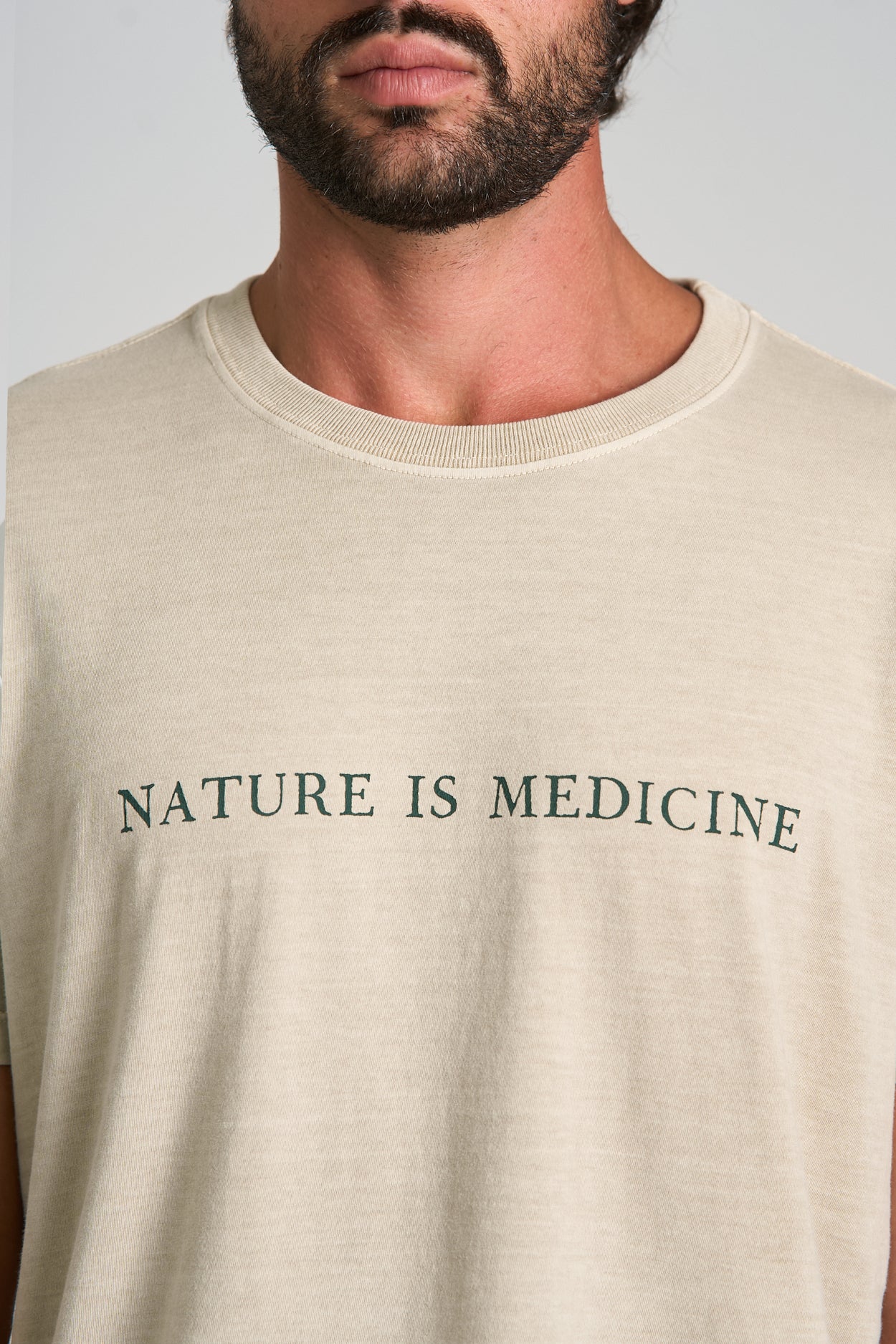 Camiseta Medicine Stone Caqui