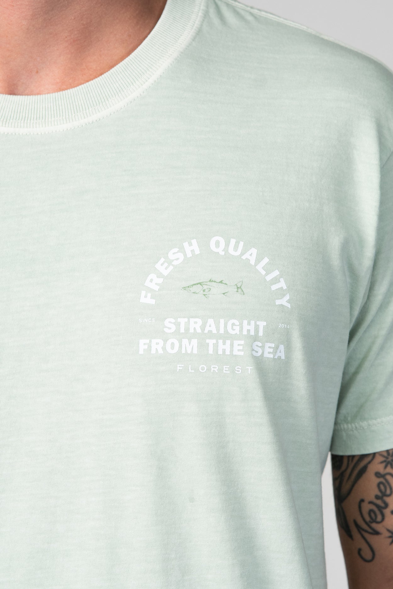 Camiseta Fresh Quality Stone Menta