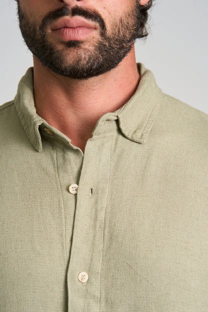 Camisa Basil Verde Claro