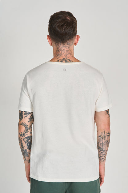 Camiseta Aquarela Bolso Natural