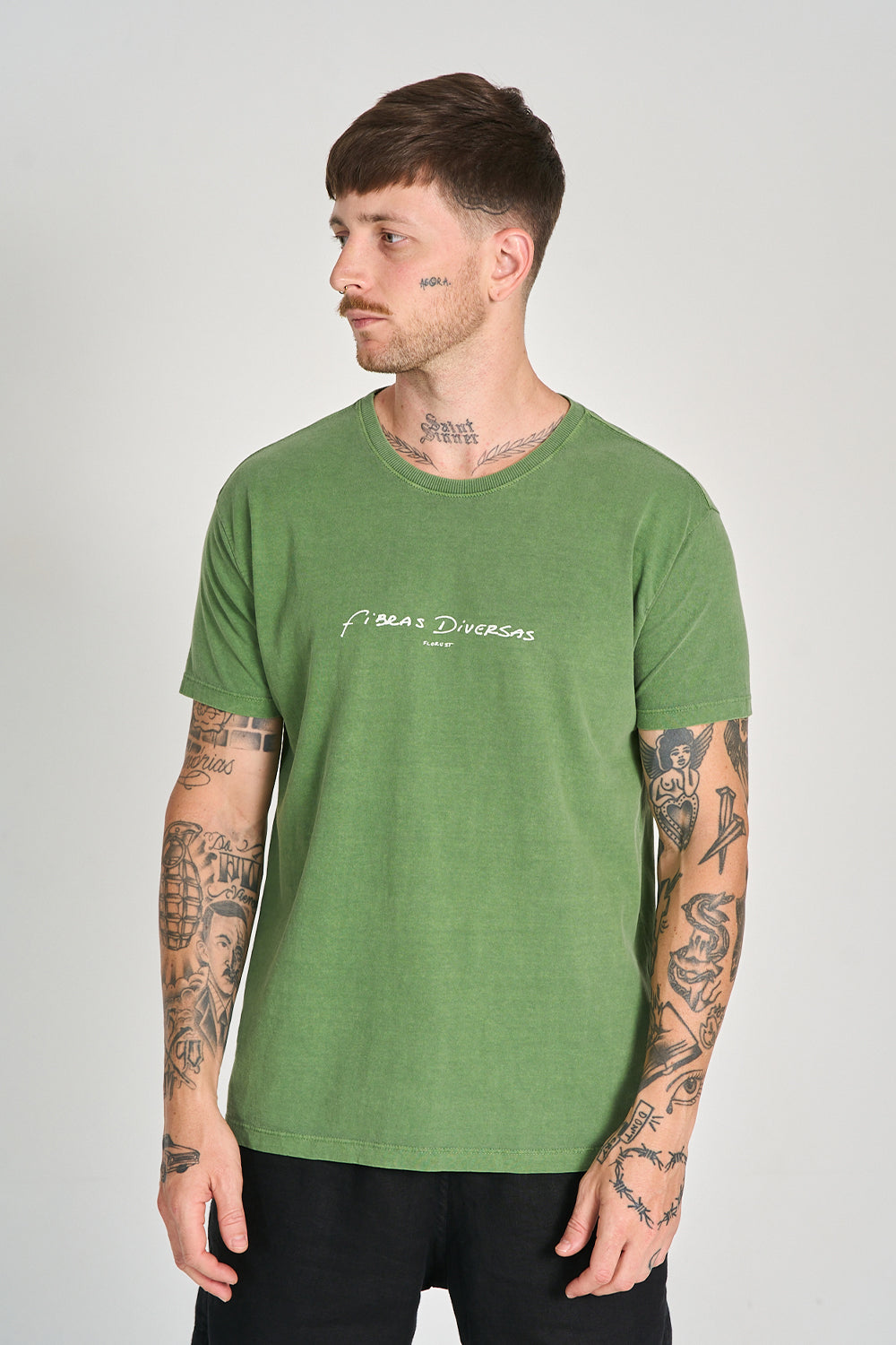Camiseta Fibras Diversas Verde