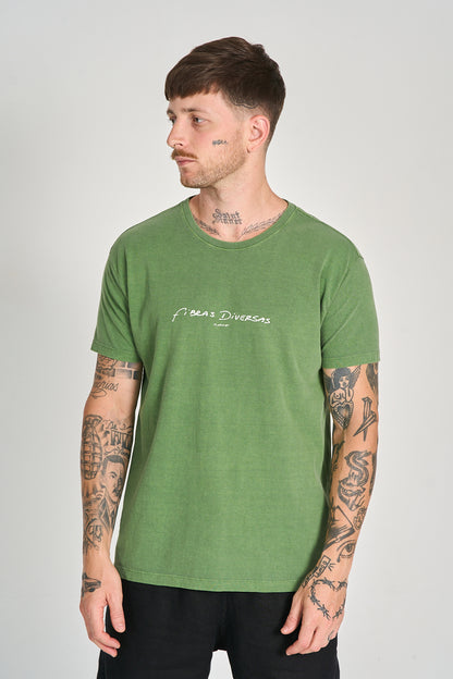 Camiseta Fibras Diversas Verde