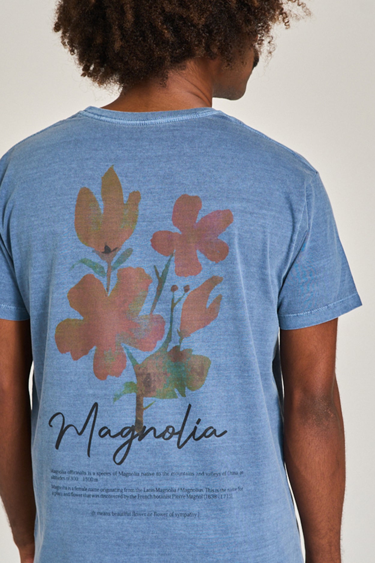 Camiseta Aqua Magnolia Azul