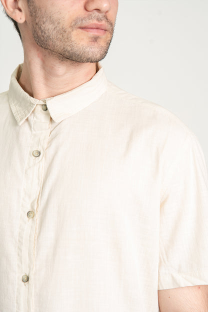 Camisa Marau MC Bege